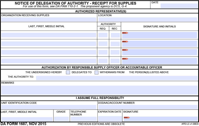 da form 1687